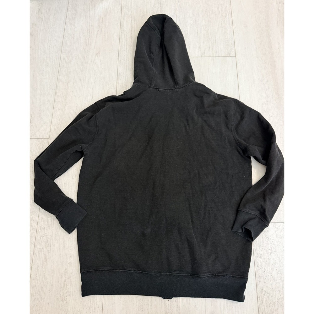 Standard James Perse Full Zip Hoodie Sweatshirt Sz 3 Black - Picture 2 of 6